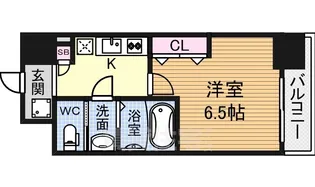 ラグゼ新大阪北【7階】の間取り