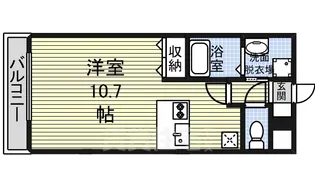 プレサンス東別院駅前コネクション【4階】の間取り