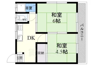 ラプティメゾン公園東【4階】の間取り