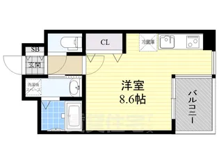 CITY SPIRE 名古屋大須(旧レーベスト松原)【7階】の間取り