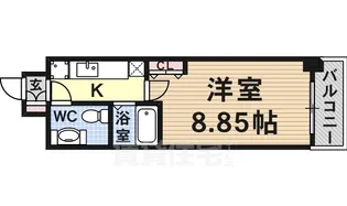 ジュネス東住吉弐番館【3階】の間取り