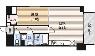 リベルティア【8階】の間取り