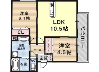 フォレ・ノワール【3階】の間取り