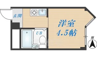プレアール新深江【4階】の間取り