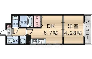 ガレリア大阪空港【3階】の間取り