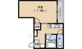 Stable万寿寺【4階】の間取り