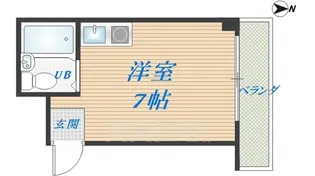 サンフォレスト布施【4階】の間取り