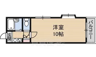 シティーライフ出丸【4階】の間取り