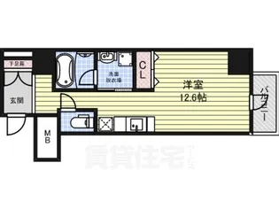 御幸レジデンス丸の内【9階】の間取り