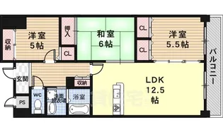 リバティスクエア【3階】の間取り