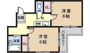 スプレール花園【2階】の間取り
