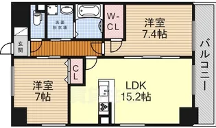 GRANDUKE上前津【5階】の間取り