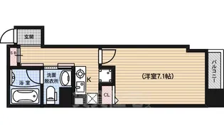 HF河原町二条レジデンス【2階】の間取り