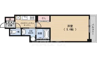 アスヴェル京都三条通【5階】の間取り