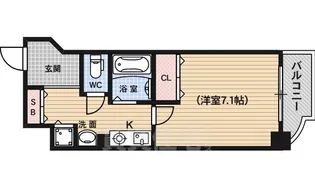 ランドマークシティ京都烏丸五条【8階】の間取り