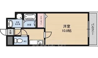 ビレイユ真英富小路高辻【1階】の間取り