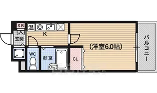 なかよしマンション四条大宮【7階】の間取り