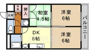 第6協和ビル【2階】の間取り