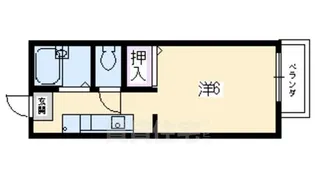 ハイツはなみずき【1階】の間取り