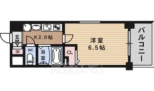 エステムプラザ京都烏丸五条【2階】の間取り