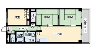 サニーライフ緑地【2階】の間取り