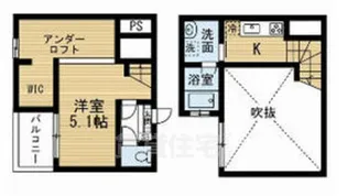 オオアキスクエア【1階】の間取り