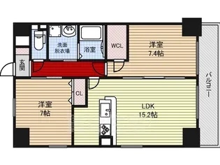 GRANDUKE上前津【12階】の間取り