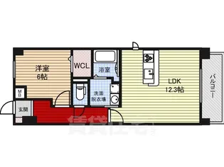 ソレアード6【1階】の間取り