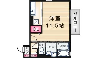 アミティハイツB棟【2階】の間取り