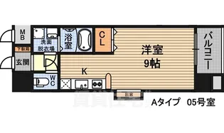 1Rの間取り画像