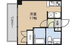 ライブコート丸の内【4階】の間取り