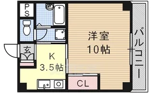 グリーンハイツ徳川【3階】の間取り