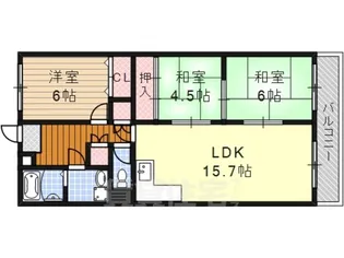第2不二マンション【2階】の間取り