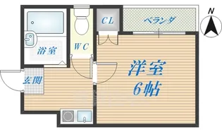 雅ハイツ1【1階】の間取り