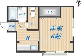 大宝レッドマンション【4階】の間取り