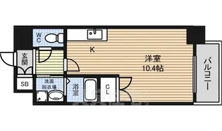エルスタンザ東別院【7階】の間取り