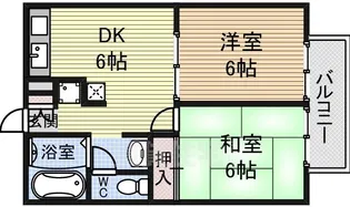 エステートピアサンピース【1階】の間取り