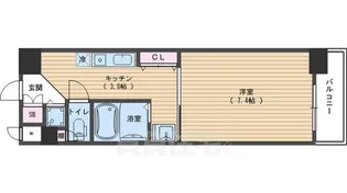 エヴァーステージ京都二条【2階】の間取り