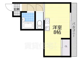 グランドコート新大阪【1階】の間取り