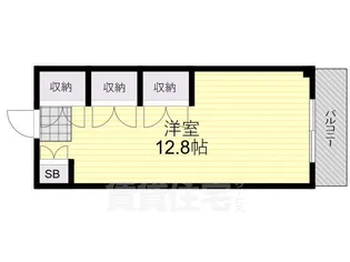 ガーデンハイツ高川【3階】の間取り