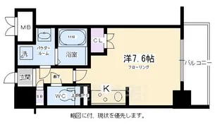 エスリード烏丸五条駅前【4階】の間取り