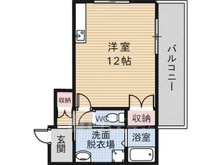 プレナス恵我之荘【3階】の間取り