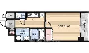 レジデンス京都ミッドシティ【2階】の間取り