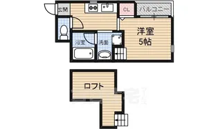 グランビア甲斐町東【2階】の間取り