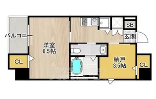 ディアコート宿屋町【5階】の間取り
