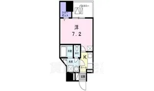 大阪府堺市堺区宿院町西1丁【マンション】の間取り