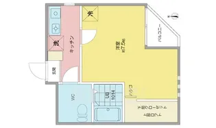 ノヴェル今池【2階】の間取り