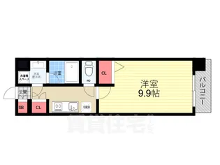 プラネシア星の子三条油小路【1階】の間取り