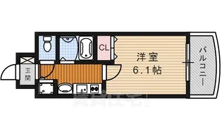 プレサンス覚王山D-StyleⅡ【5階】の間取り