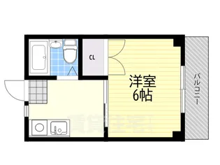 ヴィレッタ住吉【4階】の間取り